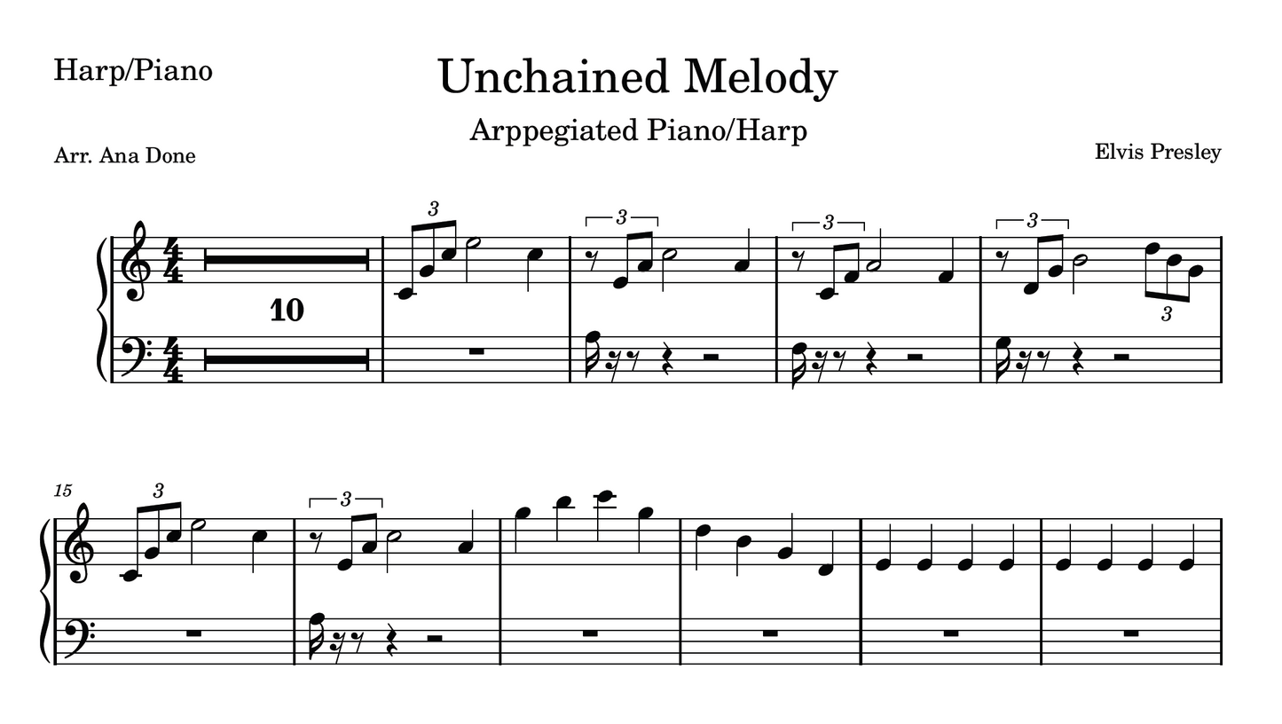 Unchained Melody (Wedding Violin & Harp Version)