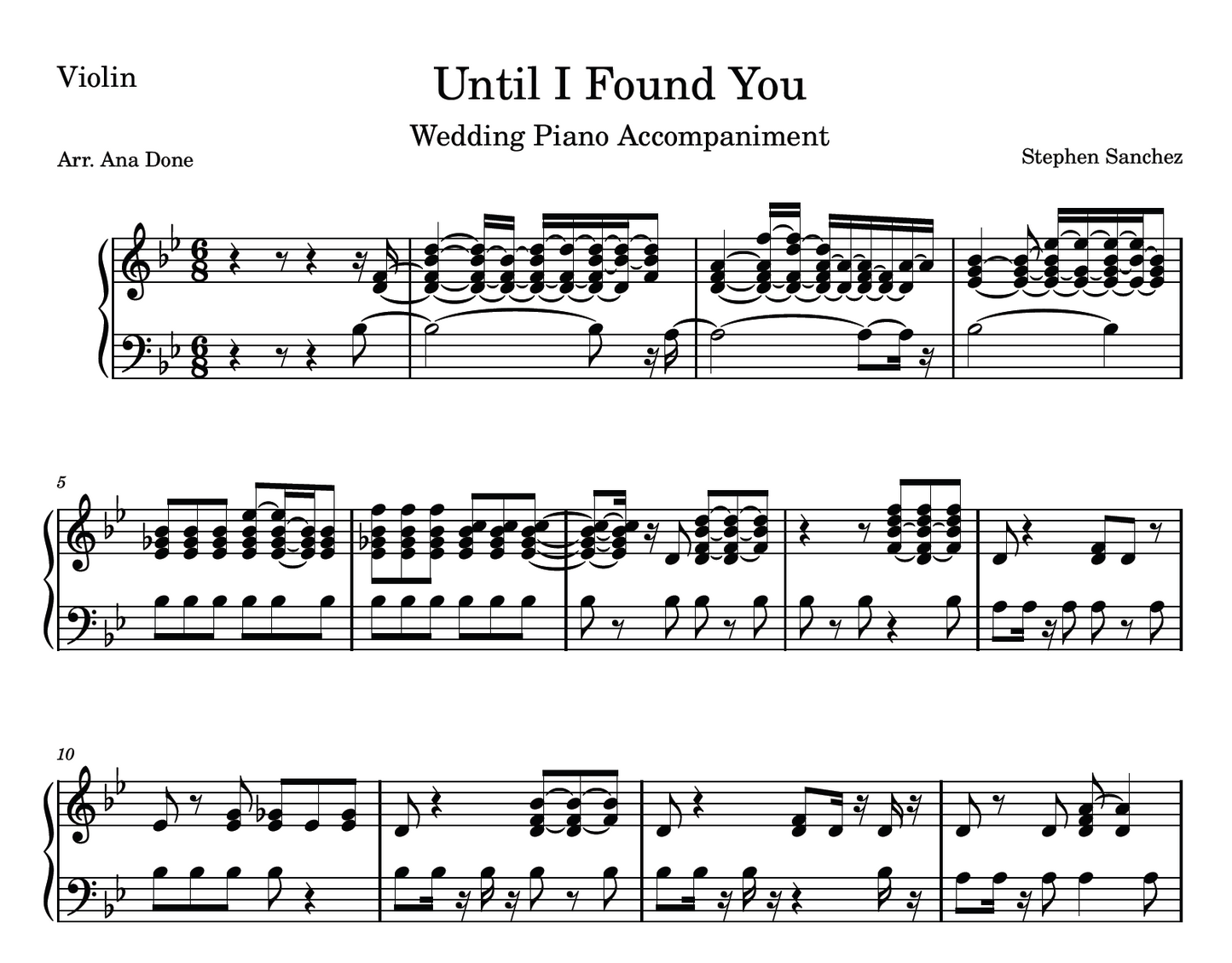Until I Found You (Piano Sheet Music)