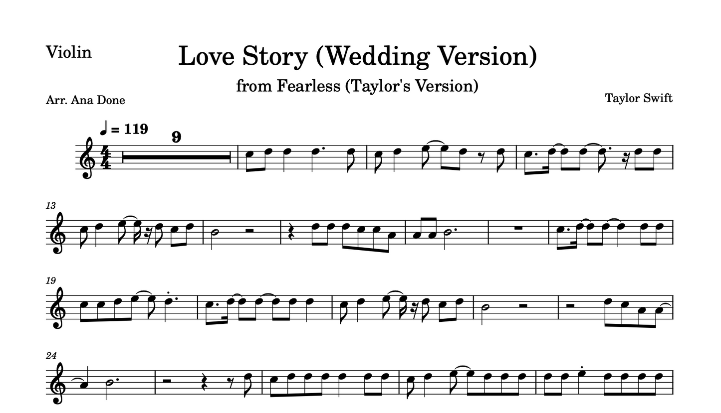 Love Story (Wedding Violin Version)